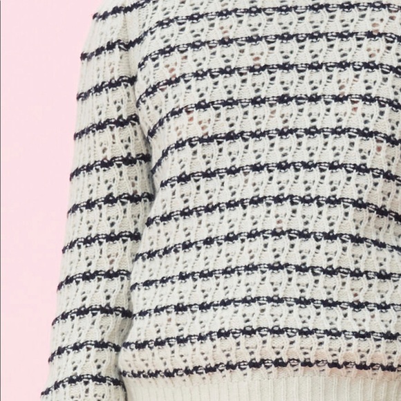 Stripe Sweater SIZE M. LA VIE REBECCA TAYLOR - Picture 7 of 7